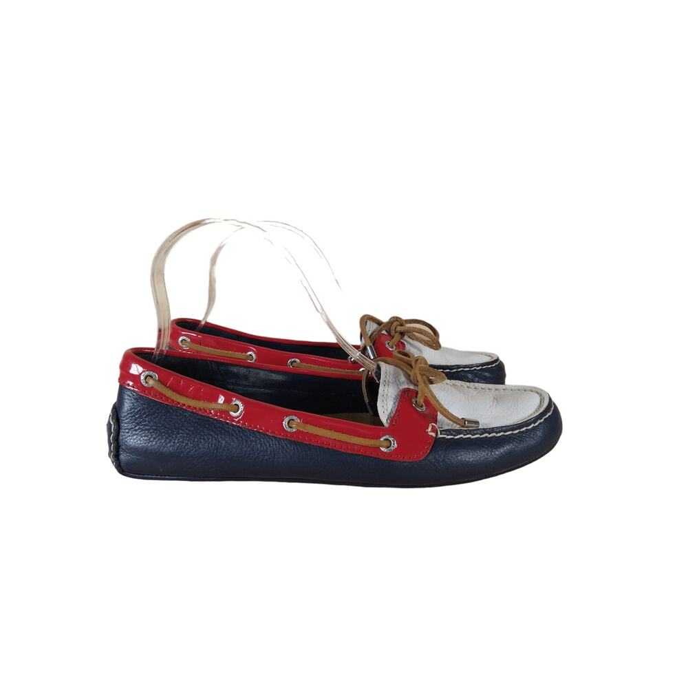 Sperry Red and Blue Women's flats/moccasin